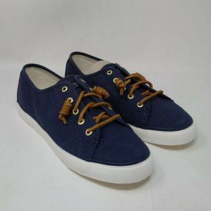 SPERRY TOP SIDER "SEACOAST" SLIP ON SNEAKERS NAVY